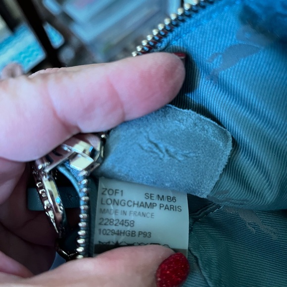 Longchamp Leather Crossbody Bag With Multi Colored Patches - Picture 4 of 16